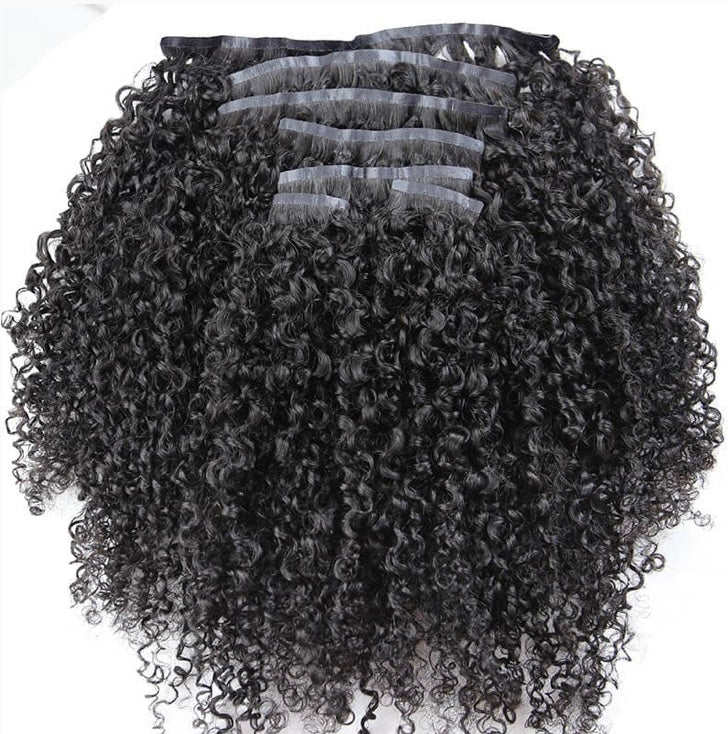 RAW Indian Coily Clip-ins